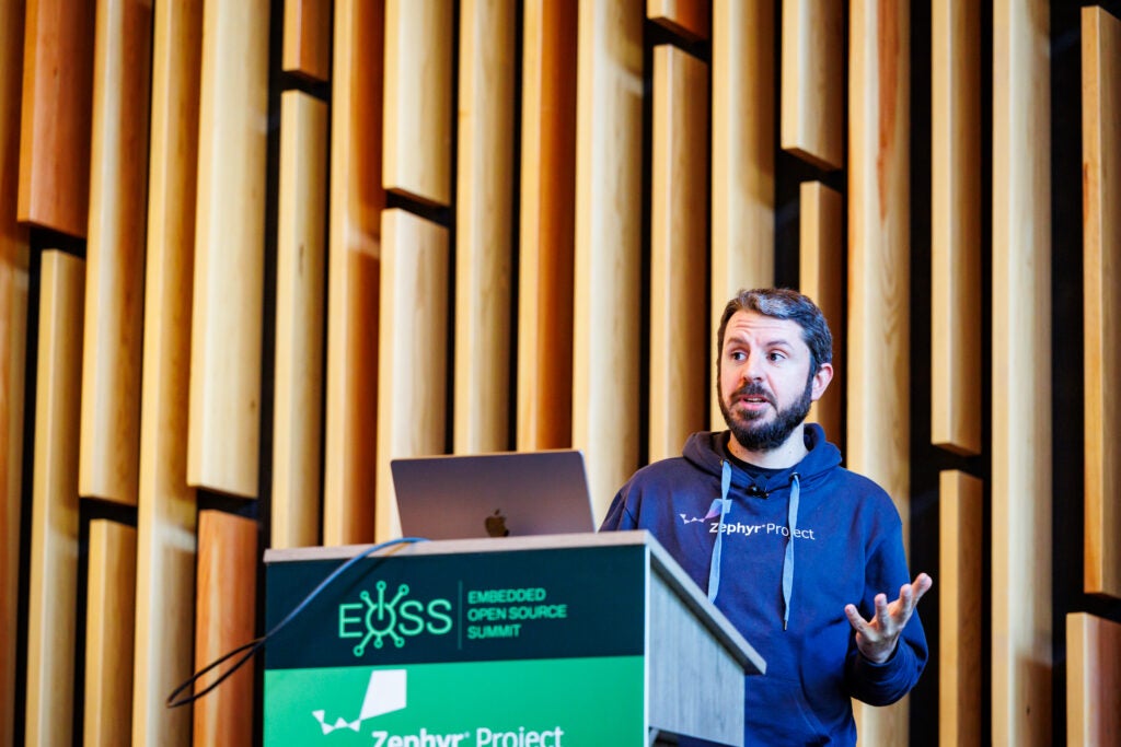 Benjamin Cabe at the Zephyr Developer Summit 2024