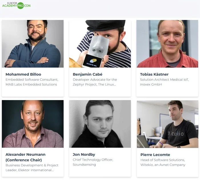 Zephyr online conference by Elektor 2025