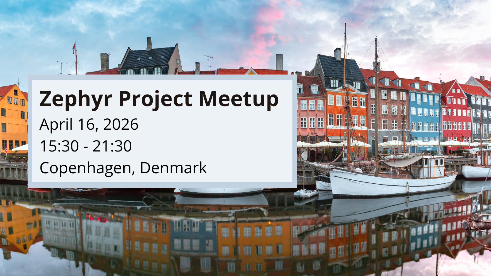 Zephyr Project Meetup - Copenhagen, Denmark - April 16, 2026