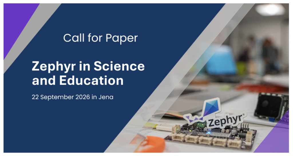 Zephyr in Science and Education 2026: Shaping the Next Generation of Embedded Developers