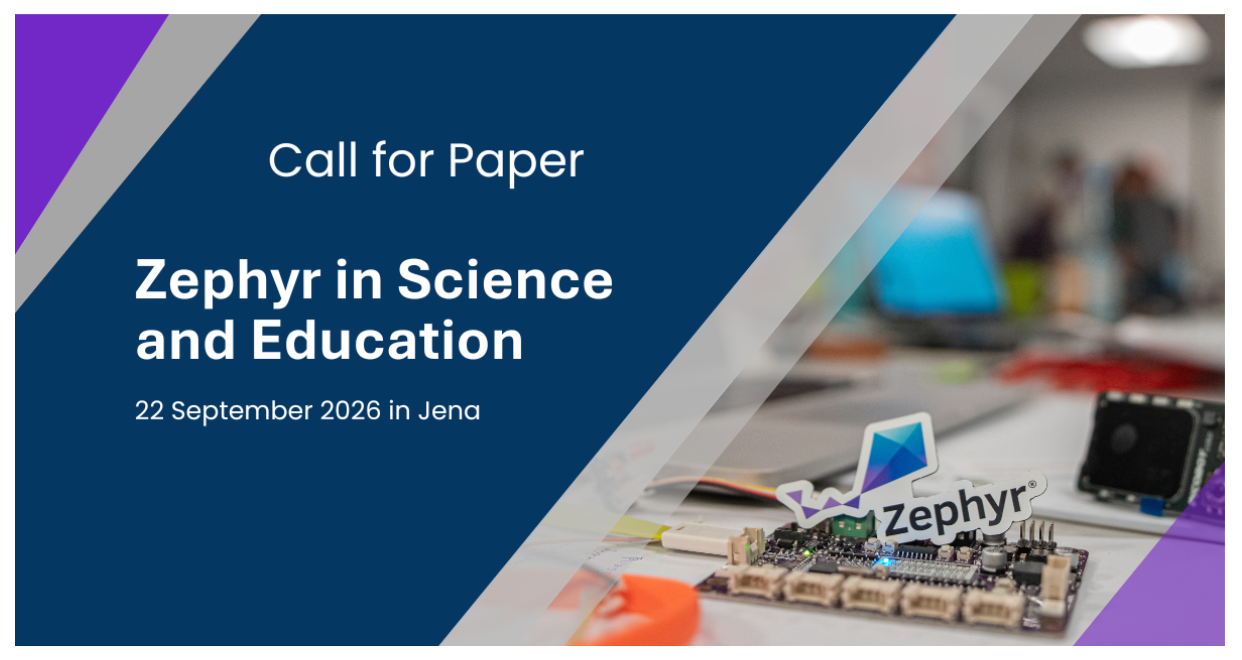 Zephyr in Science and Education 2026: Shaping the Next Generation of Embedded Developers