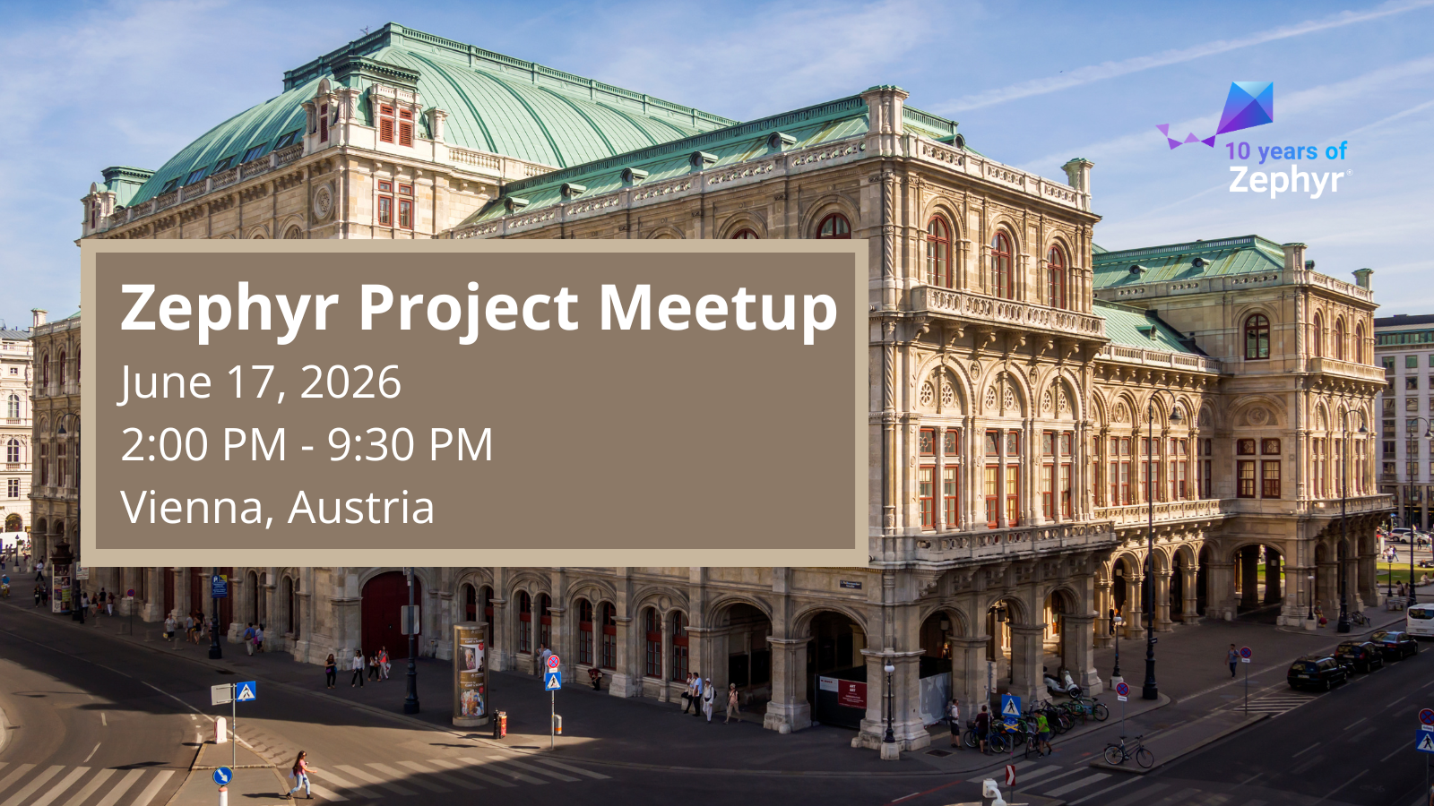 Zephyr project meetup - Vienna, Austria (June 17, 2026)