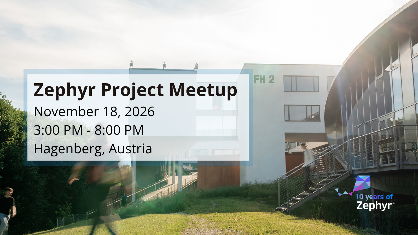 Zephyr Project Meetup (Nov 18, 2026) - Hagenberg, Austria